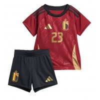 Belgien Arthur Vermeeren #23 Fußballbekleidung Heimtrikot Kinder EM 2024 Kurzarm (+ kurze hosen)